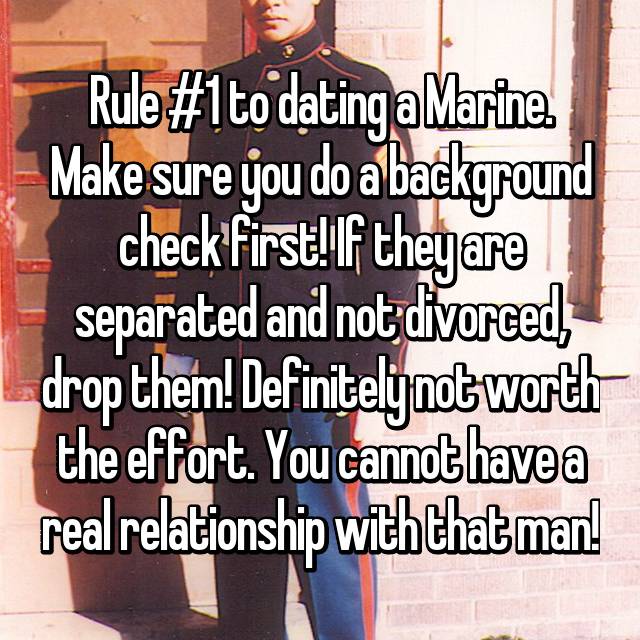 Dating a divorced marine